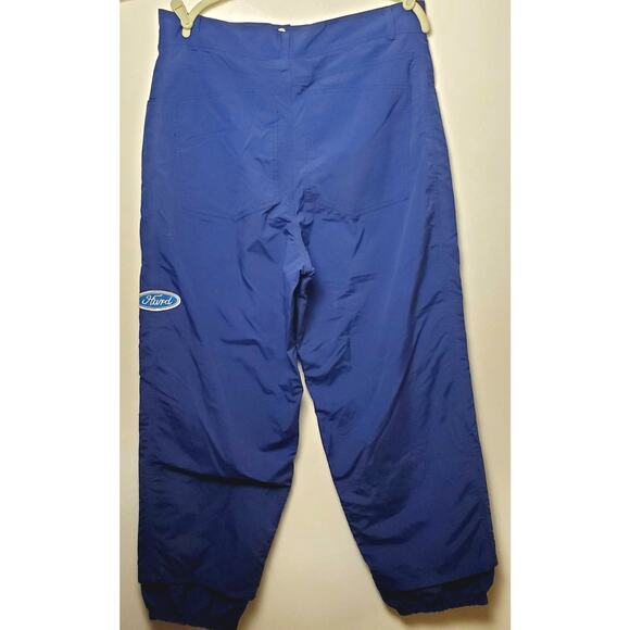 Hard Mens Snowboard Pants Blue Size L 36" Waist Satin Lined Made In USA - Picture 1 of 9